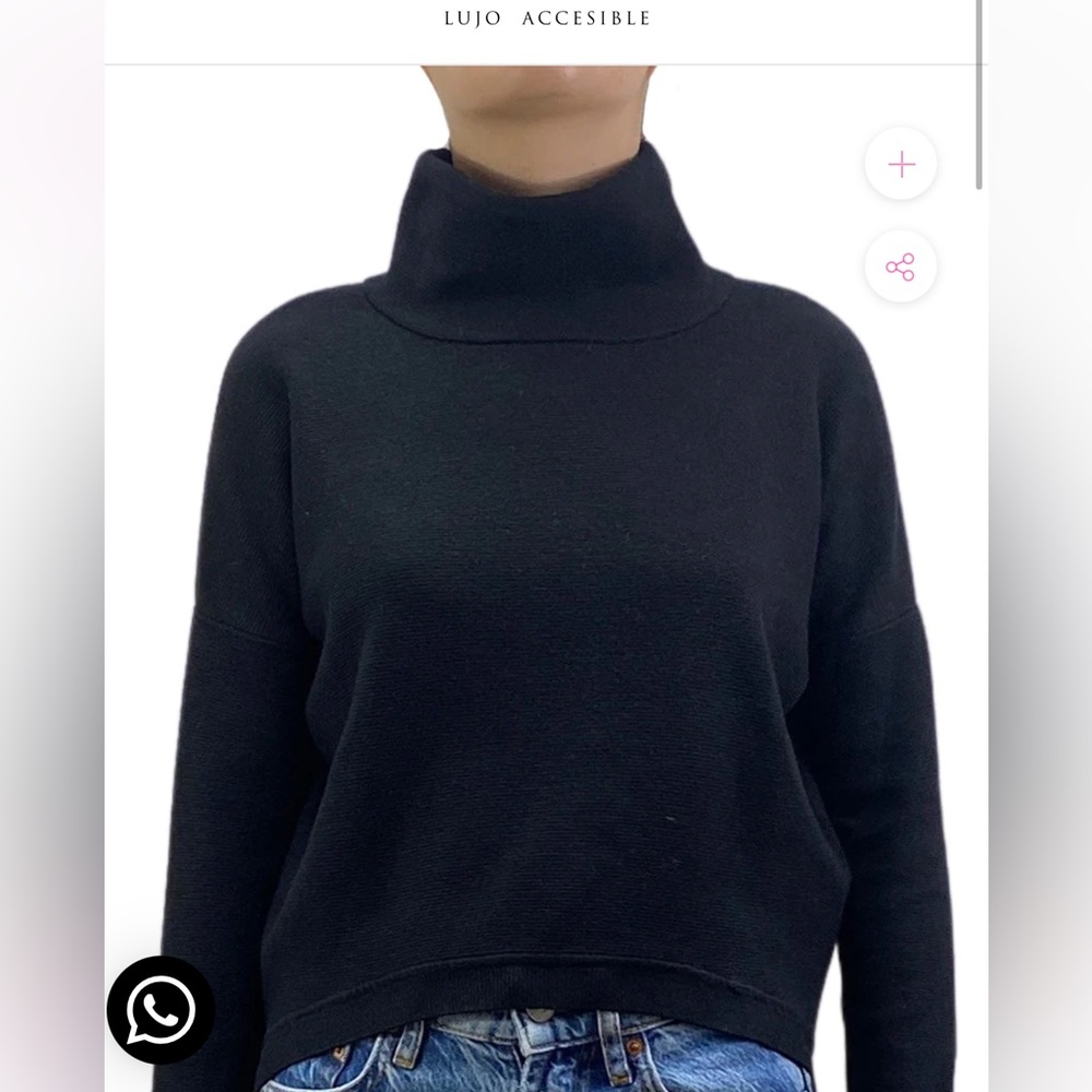 Karen Millen Classic Black Cowl Neck Sweater